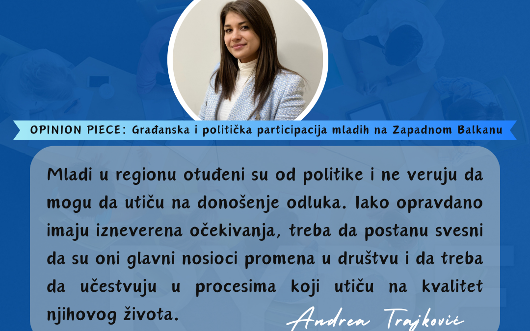Građanska i politička participacija mladih na Zapadnom Balkanu