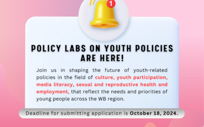 Join the Regional Youth Dialogue for Europe (RYDE) – Policy Labs on Youth Issues