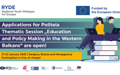 Applications for POLITEIA Thematic Session „Education and Policy Making in the Western Balkans“ are open!